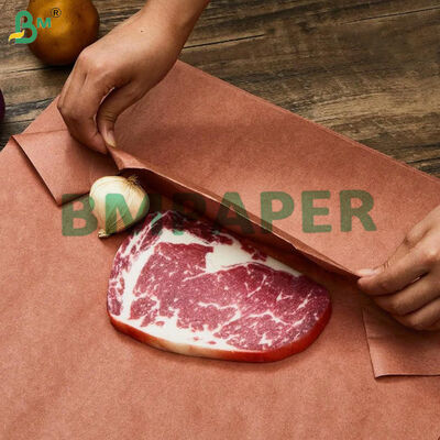 65gsm Unwaxed Pink Butcher Paper Roll For Smoking Meat & BBQ 18'' x 175 ft