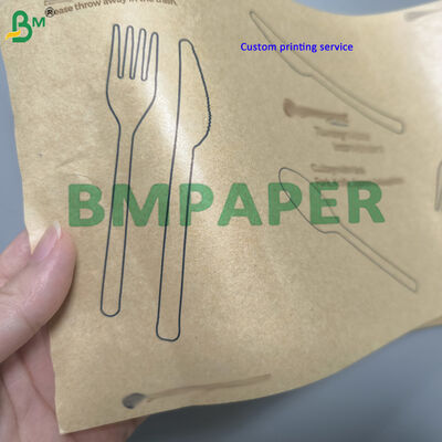 Custom Printed PE Laminated Kraft Paper For Food Bags & Liners Food Grade