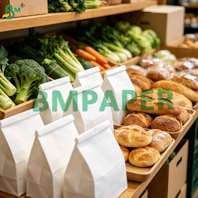 Custom Printed PE Coating White Kraft Paper for Food Packaging & Industrial Packaging