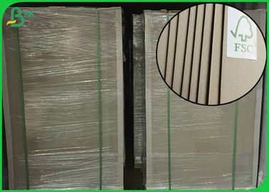 2.2mm 2.4mm Adiabatic Grey Cardboard Sheets Size Customized For Sheet Packing