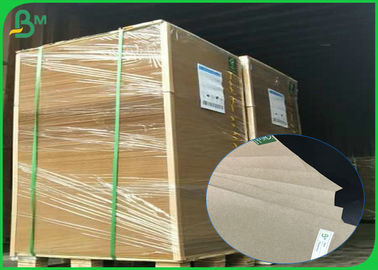 High Stiffness Brown Kraft Paper Roll 80gsm 90gsm 100mm 110mm For Packaging Bags