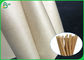 60gsm 120gsm Brown Kraft Paper Roll Food Grade Type For Making Straws