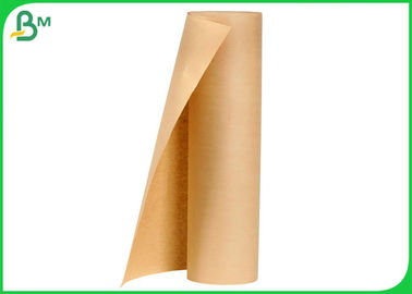 Eco Friendly Large Kraft Paper Roll , 60 gsm 120gsm Food Grade Kraft Paper