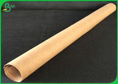 Eco Friendly Large Kraft Paper Roll , 60 gsm 120gsm Food Grade Kraft Paper