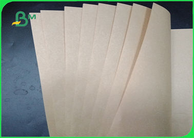 Disposable Food Grade Paper Roll Brown Color For Take Out Food Packing