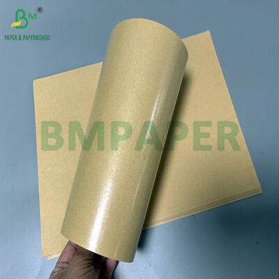100gsm 120gsm Brown Color PE Coated Paper For Food Package 90cm 100cm