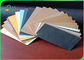 Recyclable Washable Kraft Paper Fabric For Bags / Craft Alternative Leather