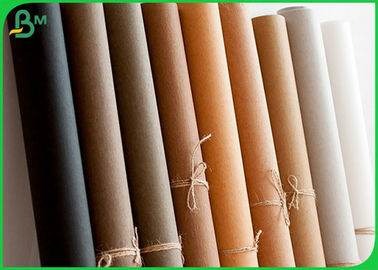 Durable Washable Kraft Paper Fabric 0.3MM 0.55MM Thickness Anti Tear