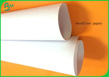 Natural Pulp Uncoated Woodfree Paper Good Absorbing Effect For Printing / Writing