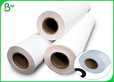 80gsm CAD Plotter Paper , 914mm * 50m White Paper Roll For Engineering Drawing