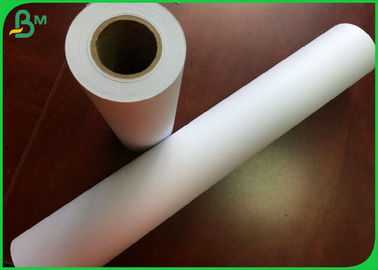 100% Natural Pulp CAD Plotter Paper 80G 2 Inch Core With Two Side Coated