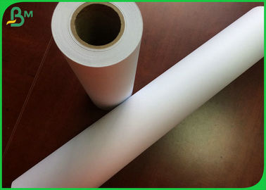 80GSM CAD Plotter Paper Smooth Surface Size Customized White Color