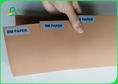 50 - 450gsm Jumbo Paper Roll Kraft Paper Packaging Red Brown Custom Size