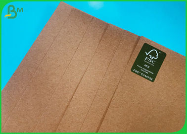 Custom Size Kraft Paper Jumbo Roll , Brown Kraft Paper Roll 100g 200g