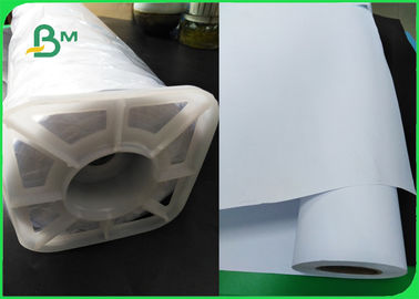 Size Customized Bond Plotter Paper , 24" X 150 ft CAD Inkjet Plotter Paper