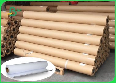 White CAD Bond Paper 80g Engineering Drawing Paper Roll Size 610mm 914mm