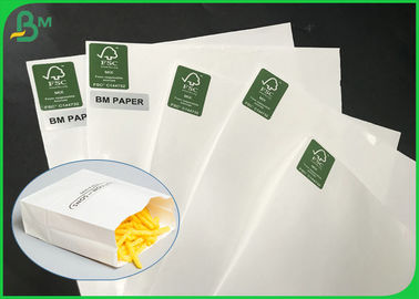 140gsm 160gsm+10g PE Coated Paper, FDA Food Grade White Paper With High Glossy