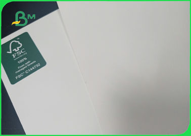 300gsm FSC Approved Virgin Pulp One Side Coated Gloosy White Cardboard In Roll