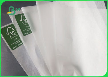 Food Grade High Temperature Resistance 33 - 38gsm White Cupcake Liner Paper In Sheet