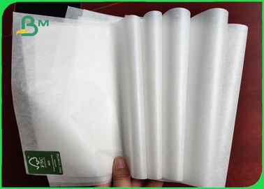 Food Grade 28gsm 30gsm MG Kraft White Paper Eco - Friendly For Bags For Fast Food