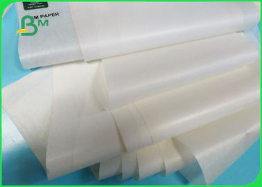 Food Safe 762 X 1016mm MG Kraft White Paper 28gsm 30gsm For Fast Food Bags