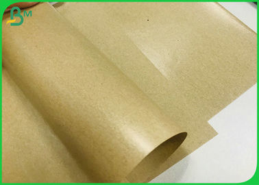 10G/ 12G PE Coated Glossy Paper Waterproof Brown Kraft Paper Coils 700MM 1000MM