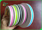 15mm Color Printed Food Grade White Straw Paper No Harm Eco - Friendly In Rolls