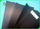 100% Wood Pulp Grey Cardboard Sheets Good Folding Resistance 1.5-2.0mm Black Book Binding Board For Bags