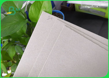 1mm 1.5mm Grey Chipboard Paper For Carton Box Two - Side Smooth 64 * 90cm