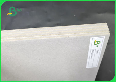 High Smoothness Grey Chip Board FSC Certified 1 - 4 MM 70 * 100CM For Package