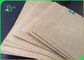 250 - 450gsm FSC Natural Brown Craft Liner Board Paper For Takeaway 70 * 100cm