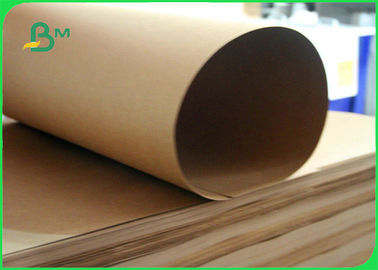 250 - 450gsm Natural Brown Craft Liner Board Paper For Takeaway 70 * 100cm