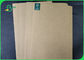 FSC 250GSM - 400GSM Kraft Liner Board Brown Color 70 * 100 For Document Bags
