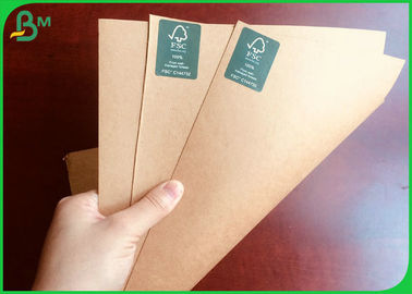 300GSM Uncoated Brown Kraft Liner Board Without Impurities For Wrapping Flowers