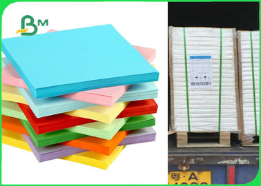Blue / Green Colored Offset Printing Paper For Stickey Notes 80gsm 120gsm