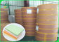 FSC Pure Wood Pulp Colored Green Offset Printing Paper Color Designated 70CM 100CM