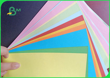 70gsm - 250gsm Smooth Surface Green / Blue / Red Colored Offset Paper For Printing