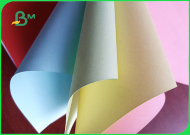 70gsm - 250gsm Smooth Surface Green / Blue / Red Colored Offset Paper For Printing