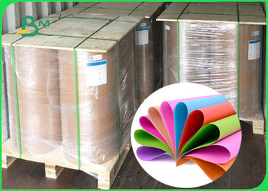 70gsm - 250gsm Smooth Surface Green / Blue / Red Colored Offset Paper For Printing