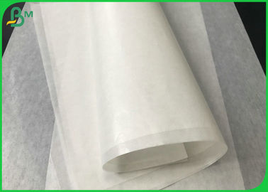 Moisture Proof 45 / 50 Gram MG White Kraft Paper Roll Food Grade Fruit Packing Paper