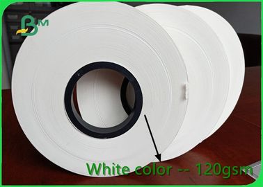 60 &amp; 120gsm Wood Pulp Not Easily Deformed FDA Straw Paper In Roll