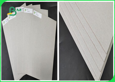 Thickness 1.28 2.24 3.2MM Grey Board / Recycled Paper Size Customized For Box