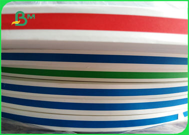 15mm 60gsm Straw Paper Rolls Color Print Long Lasting FDA &amp; EU Compliant