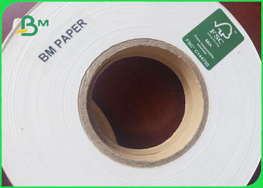 13.5mm - 600mm Food Grade 120gsm Straw Middle And Inner Paper In Roll