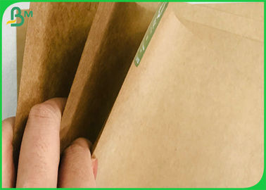 Uncoated Recycled and Virgin Bobina De Papel Kraft 90g to 450g Natural Brown