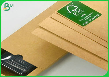 FSC MIX 250gsm 300gsm 350gsm Unbleached Kraft Paper Sheets With High Stiffness