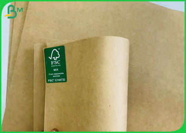 FSC MIX 250gsm 300gsm 350gsm Unbleached Kraft Paper Sheets With High Stiffness