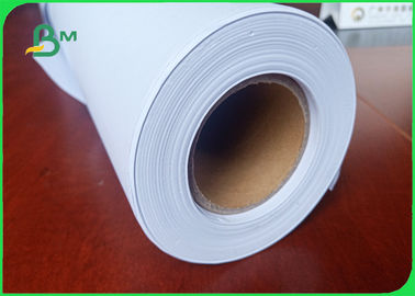 Width 24 - 80 Inch Good Ink Absorption CAD Plotter Paper For Computer Drawing