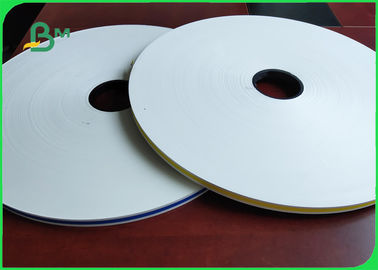 120G 13.5 / 13.7 / 14MM Green Straw Paper With FDA Certificate Stripe Printing