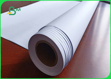 Lenght 50 / 100m 100% Wood Pulp Smooth Wrinkle Plotter Paper For Drawing